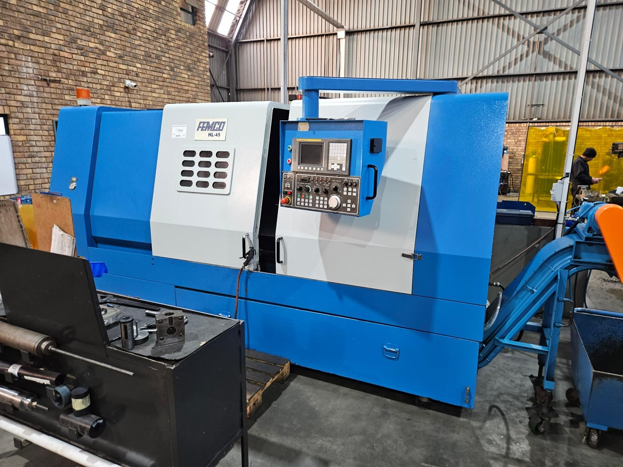 CNC lathe in the Faltec workshop